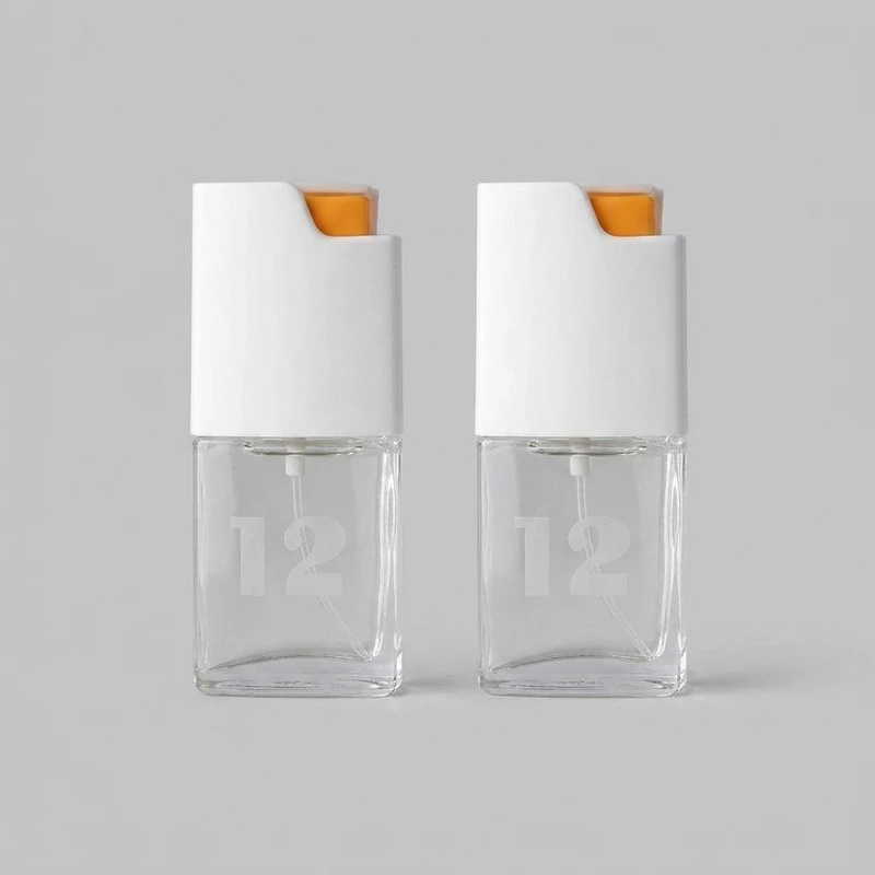 عطر جیبی زنانه بیک شماره 12 حجم 7.5 میلی لیتر بسته دو عددی 