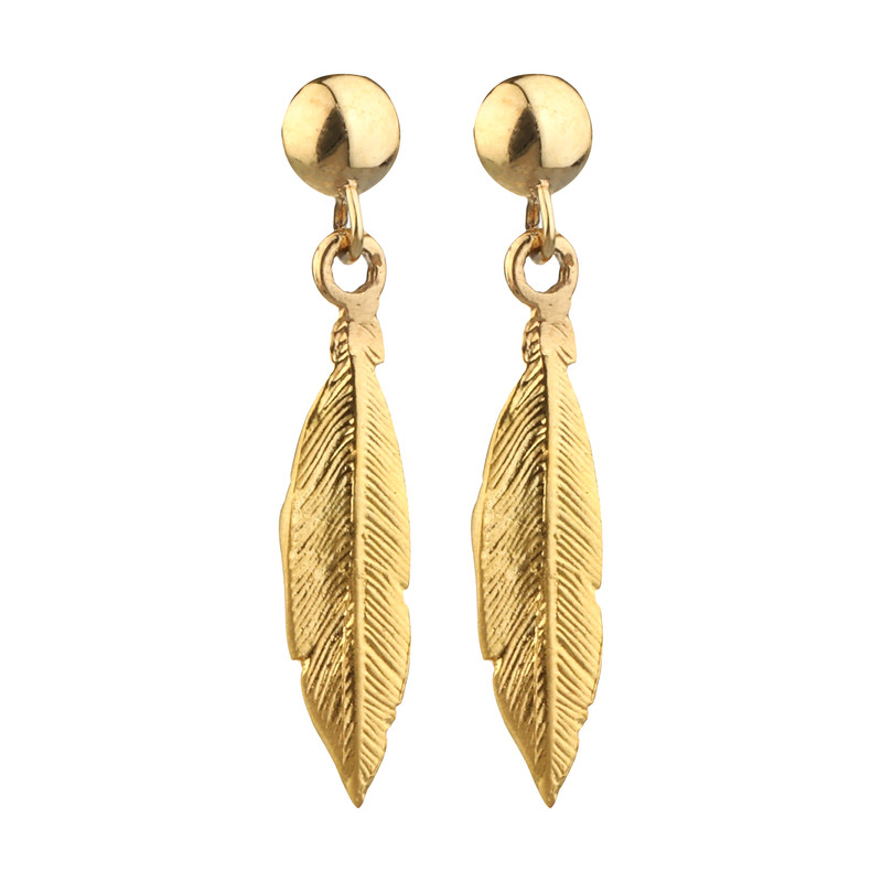 گوشواره طلا 18 عیار زنانه تاج مدل 3A214