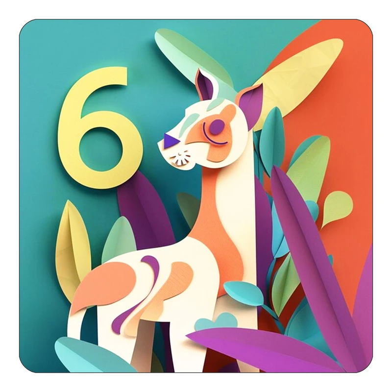 مگنت کاکتی طرح حیوانات رنگی مدل mp26843