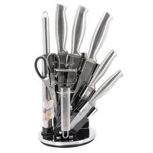 سرویس چاقو اشپزخانه 9 پارچه ام جی اس مدل KS9011S 
