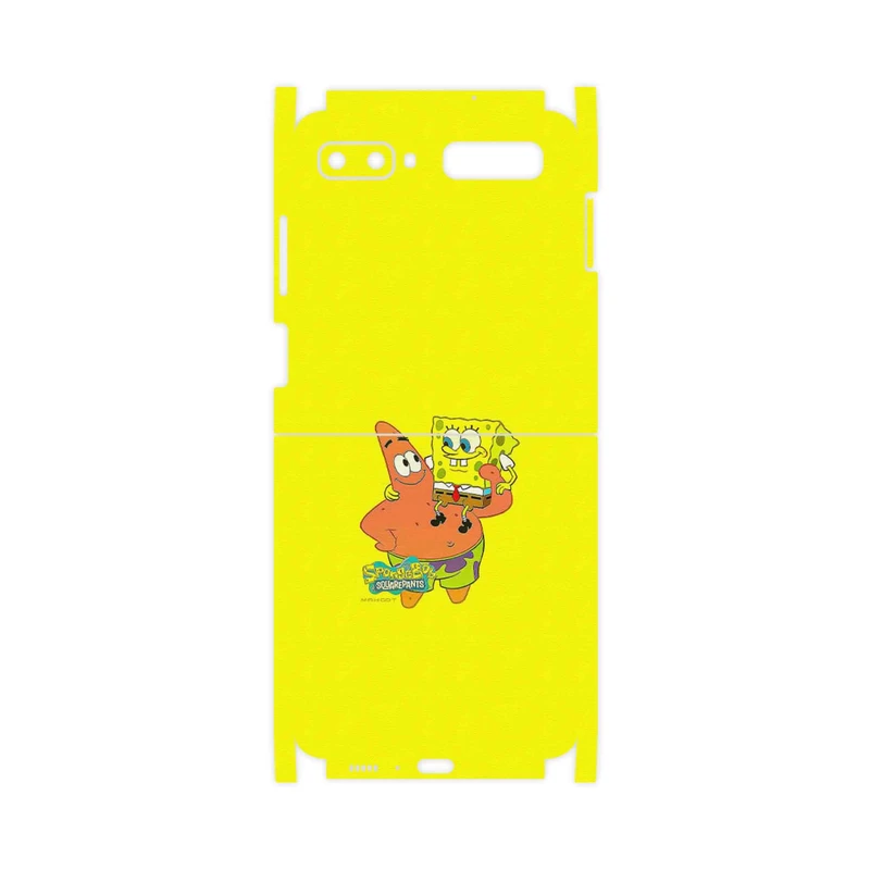 برچسب پوششی ماهوت مدل SpongeBob SquarePants-FullSkin مناسب برای گوشی موبایل سامسونگ Galaxy Z Flip