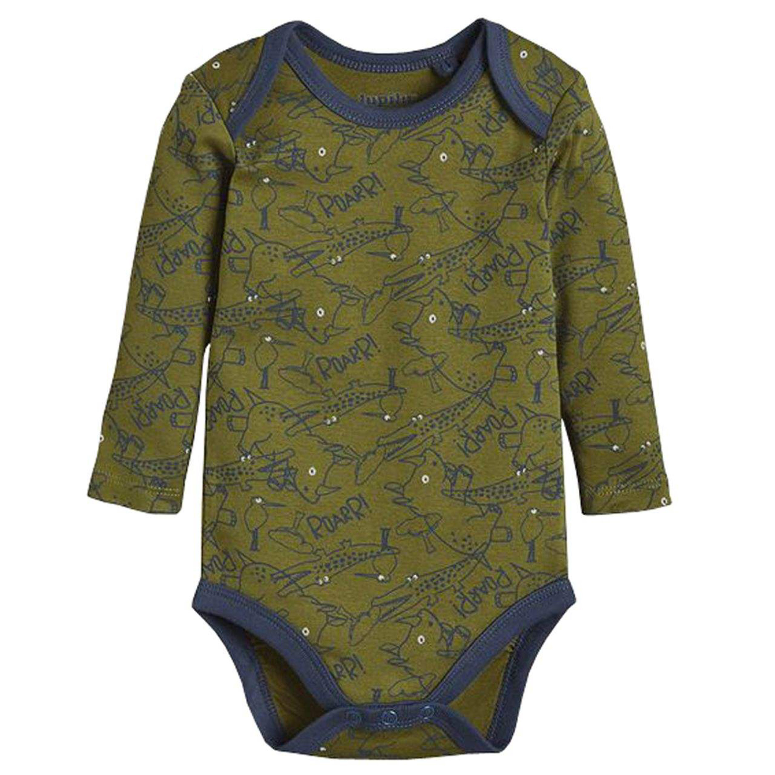 بادی آستین بلند نوزادی لوپیلو مدل AD1452