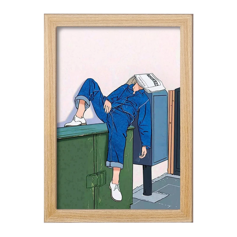 تابلو خندالو مدل دخترانه مینیمال کد F3250