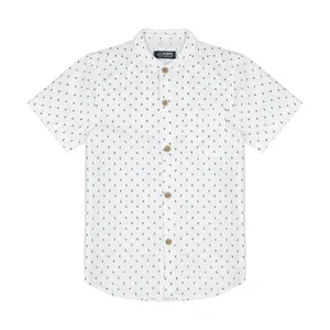 پیراهن پسرانه ال سی وایکیکی مدل 0SN639Z4-LU7-WHITEPRINTED