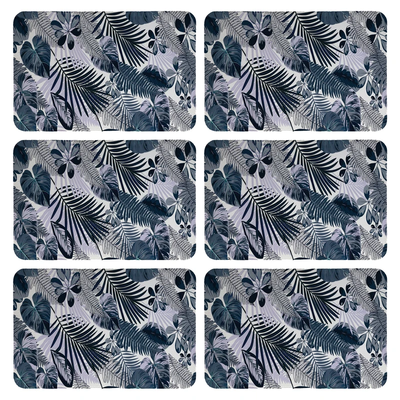 زیربشقابی طرح برگ کد 9228 بسته 6 عددی 