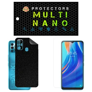 Multi Nano X-SFG Screen Protector For Tecno Spark 7T with back skin
