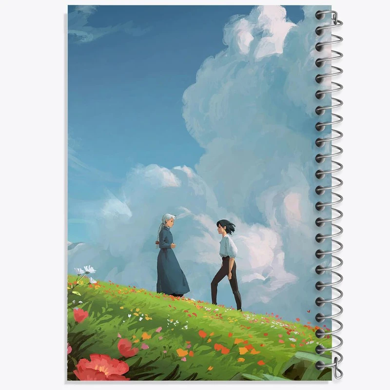 دفتر نت موسیقی 50 برگ خندالو مدل سوفی و هاول انیمه قلعه متحرک هاول کد 12884