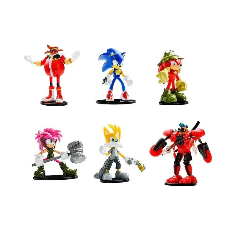 اکشن فیگور مدل سونیک پرایم کد 6070 B مجموعه 6 عددی