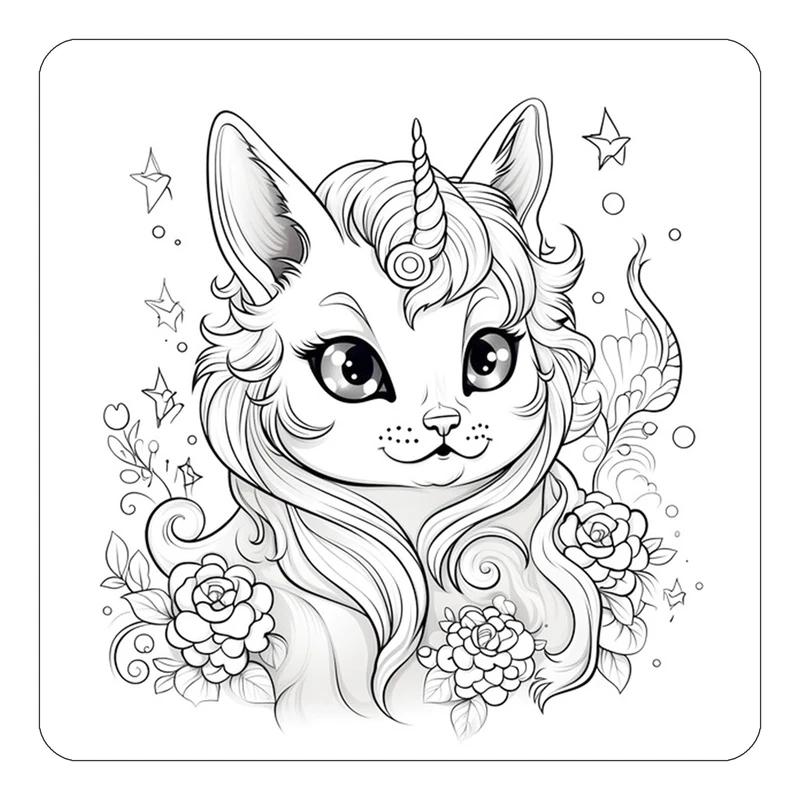 مگنت کاکتی طرح اسب تک شاخ و یونیکورن مدل mp31557