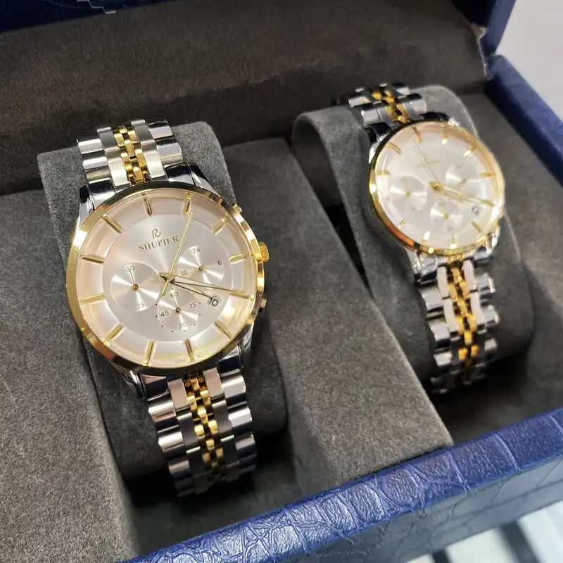 ست ساعت مچی عقربه ای زنانه و مردانه شوپیر مدل GL180A003