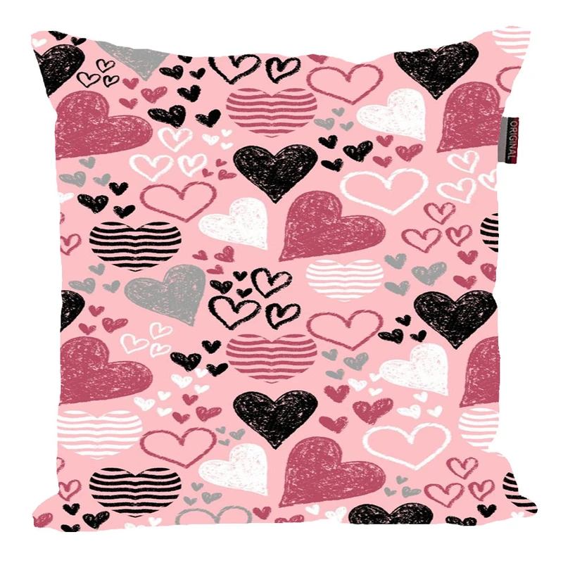 کوسن پاد آفرین مدل فانتزی طرح قلب کد p125