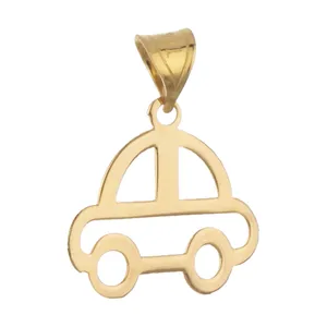 آویز گردنبند طلا 18 عیار زنانه قیراط طرح ماشین کد GH4694