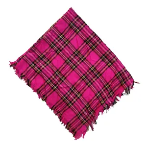 دستمال سر و گردن زنانه مدل چهارخونه