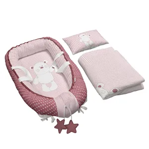 سرویس خواب کودک 3 تکه مامزکیوتی مدل چهل تکه TL32