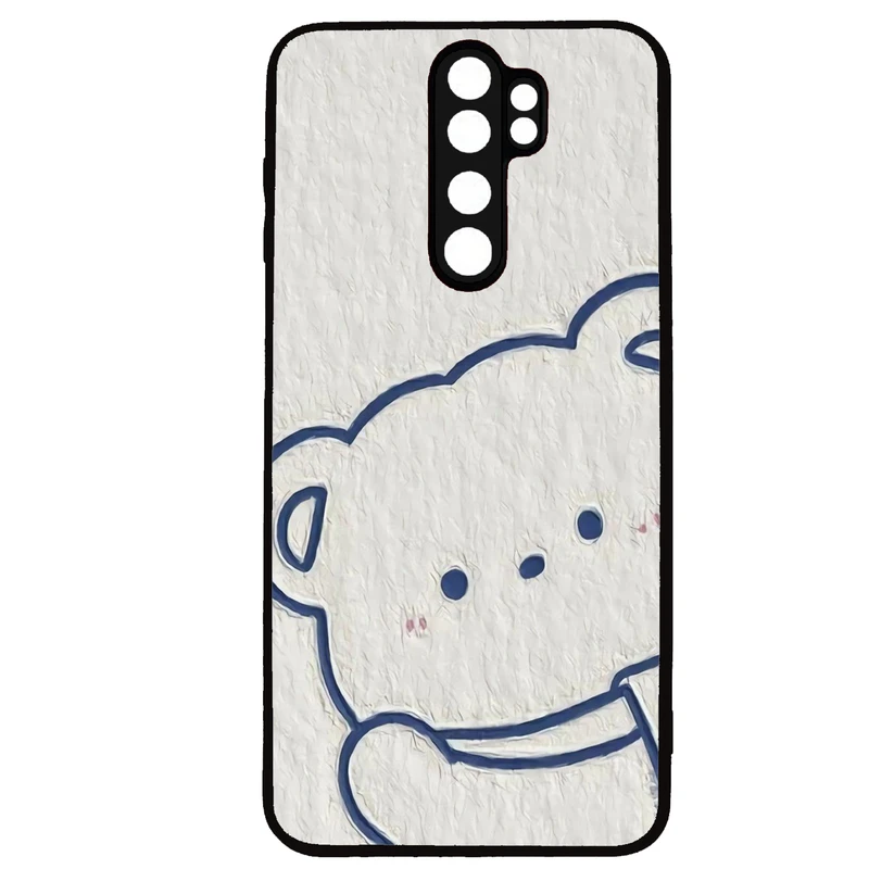 کاور قاب گارد گوشی طرح دخترانه کد 45 - TPU مناسب برای گوشی موبایل  شیائومی Redmi Note 8 pro