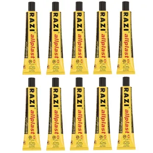 چسب مایع رازی مدل Allplast 50ml بسته 10 عددی