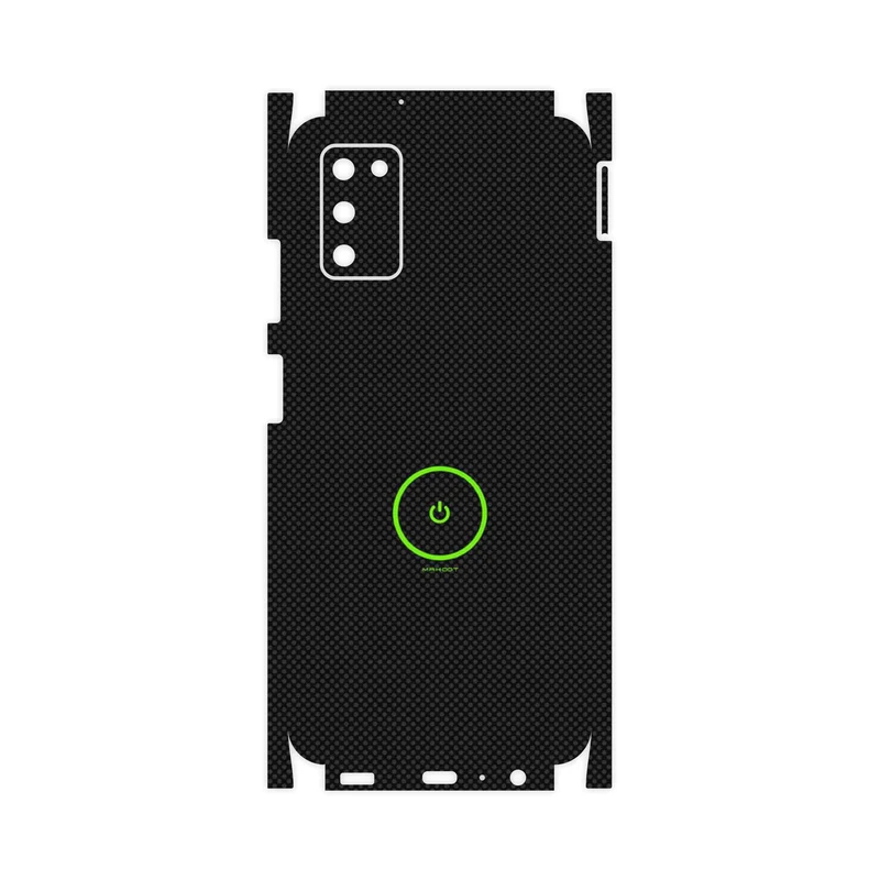 برچسب پوششی ماهوت مدل Minimal Power Button-FullSkin مناسب برای گوشی موبایل سامسونگ Galaxy A03S