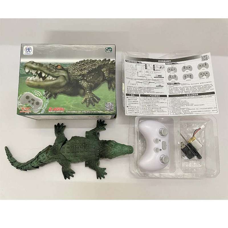 اسباب بازی کنترلی مدل کروکودیل طرح تمساح شناگر کد 18001/1