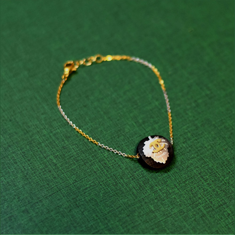 دستبند زنانه مدل برگ