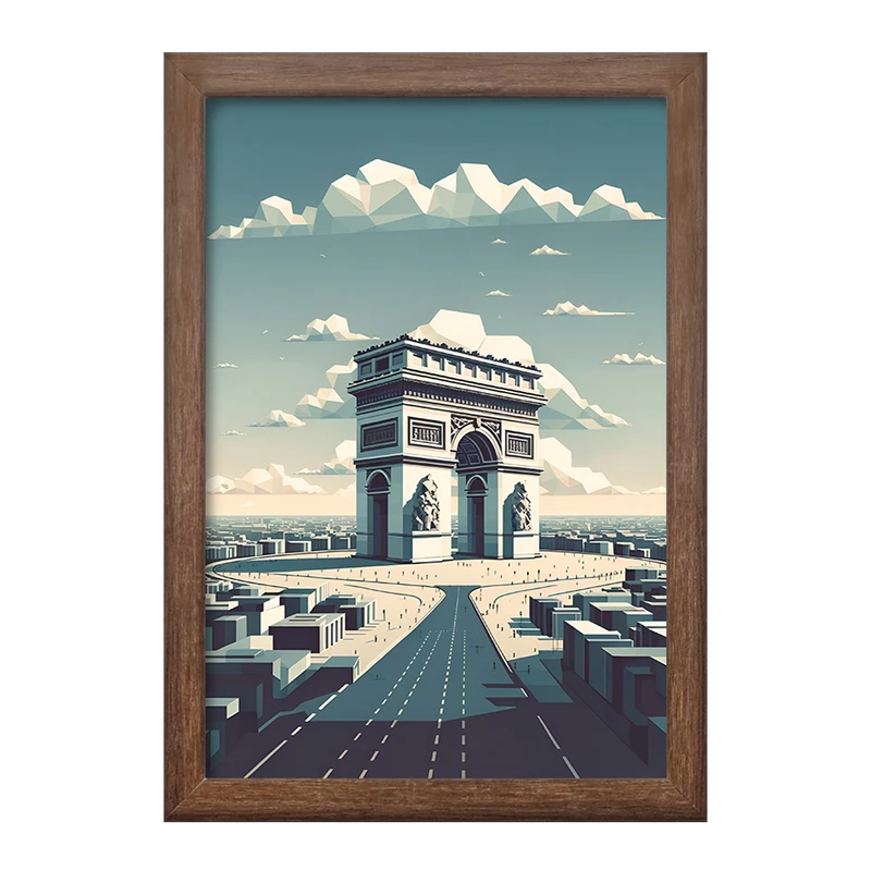 تابلو خندالو طرح طاق پیروزی (Arc de Triomphe) کد F6365