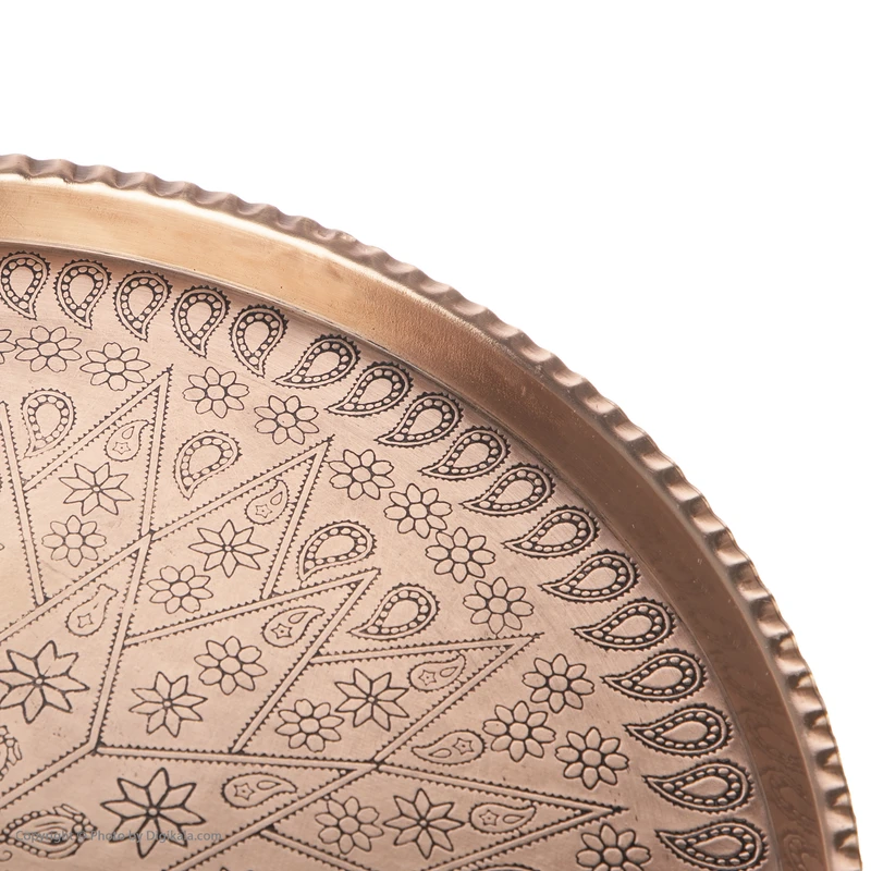 عکس شماره 4 : سینی مسی مس زنجان کد 7