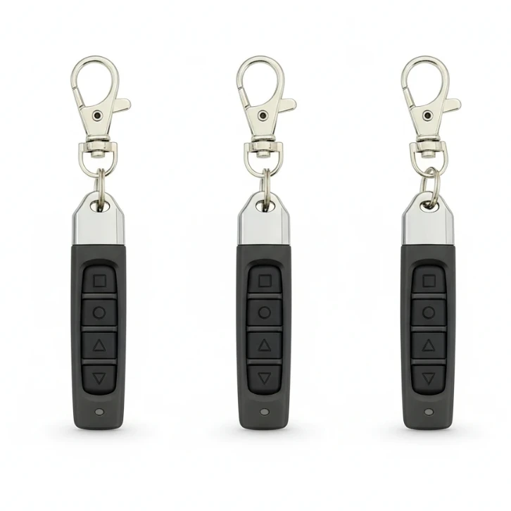 ریموت بلوتوثی دربازکن مدل black pencil کد۴۳۳ مگاهرتز بسته 3 عددی