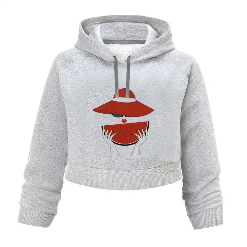 هودی کراپ زنانه مدل یلدا کد K439 kT