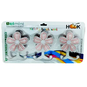 آویز حوله طرح گل مجموعه 3 عددی