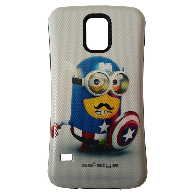 کاور مدل 360 درجه ضد ضربه کد 26-0 طرح مینیون ها مناسب برای گوشی موبایل سامسونگ Galaxy S5