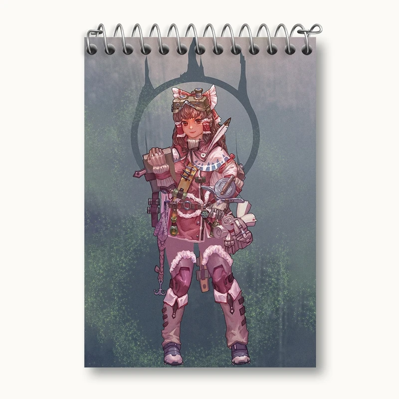 دفتر یادداشت 50 برگ خندالو مدل بازی شکارچی هیولا (Monster Hunter) کد 33221