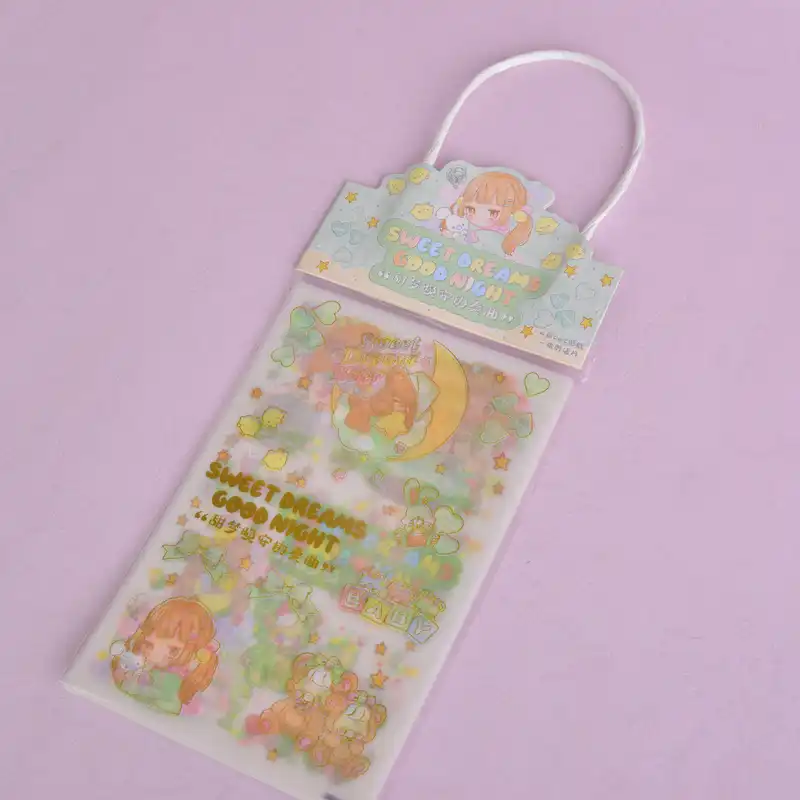 برچسب مدل دختر و خرگوش بسته 4 عددی