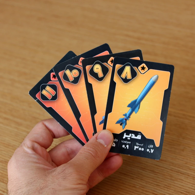 عکس شماره 10 : بازی فکری آتشبار مدل کارتی مناسب برای سن 6 سال به بالا