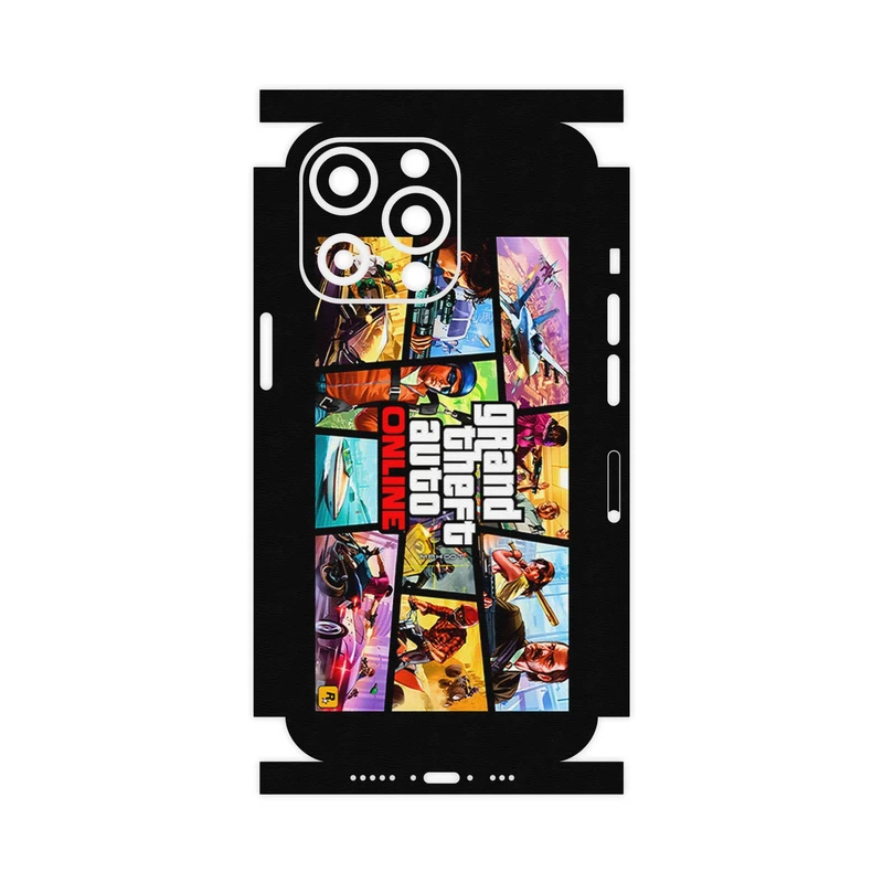 برچسب پوششی ماهوت مدل GTA Online Game Series-FullSkin مناسب برای گوشی موبایل اپل iphone 13 Pro