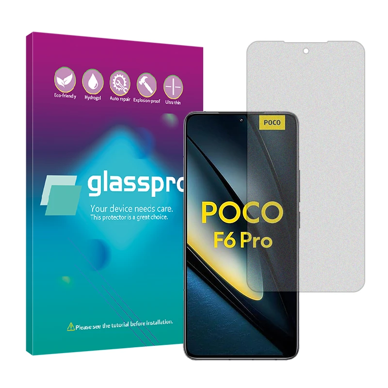 محافظ صفحه نمایش مات گلس پرو مدل Resistant مناسب برای گوشی موبایل شیائومی Poco F6 Pro