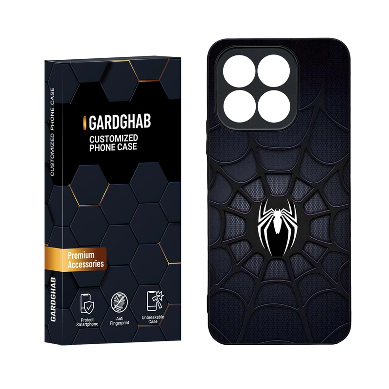 کاور گارد قاب مدل دور ژله ای پشت گلس پسرانه مناسب برای گوشی موبایل آنر  Honor X6b 4G