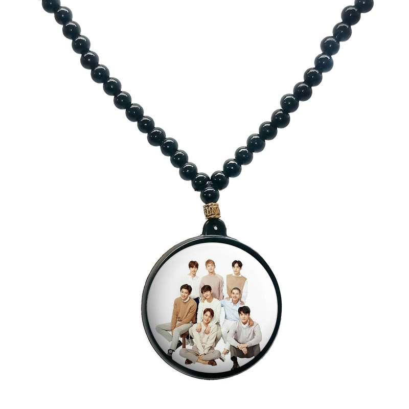 گردنبند پرمانه طرح exo کد pmd.14137 مدل دو طرفه
