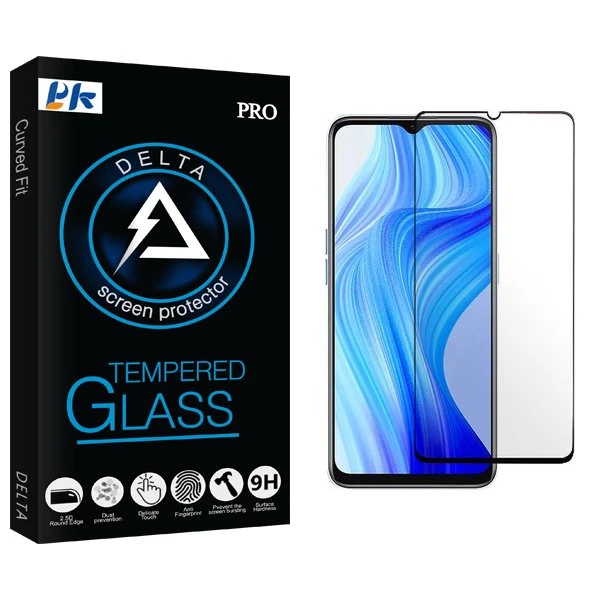 محافظ صفحه نمایش شیشه ای پی کی مدل Delta مناسب برای گوشی موبایل ریلمی V20
