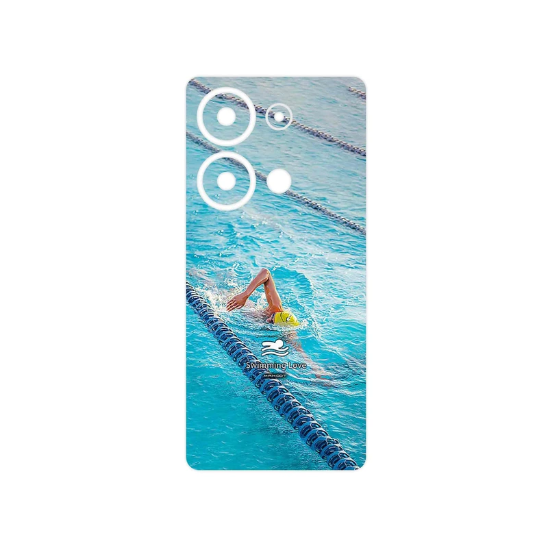 برچسب پوششی ماهوت مدل Swimming مناسب برای گوشی موبایل شیائومی Redmi Note 13 Pro 4G