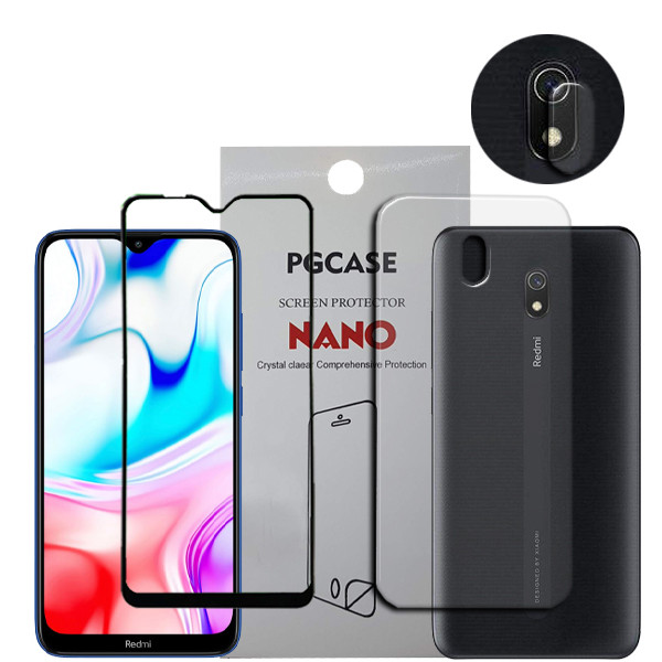 محافظ صفحه نمایش سرامیکی مدل Star Max مناسب برای گوشی موبایل شیائومی Redmi 8A به همراه محافظ لنز دوربین و محافظ پشت گوشی
