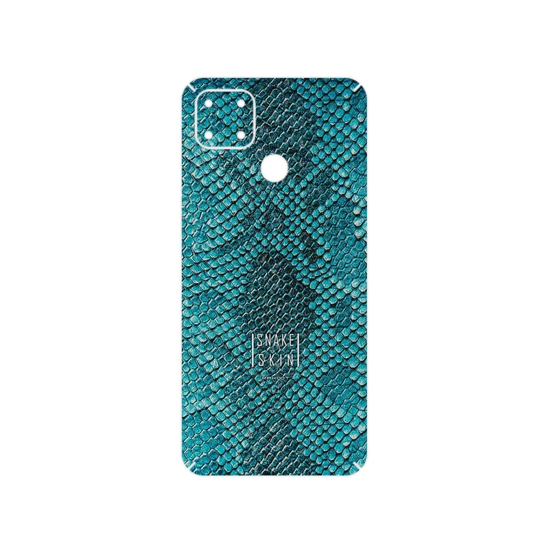 برچسب پوششی ماهوت مدل Blue Snake Skin مناسب برای گوشی موبایل ریلمی C25s