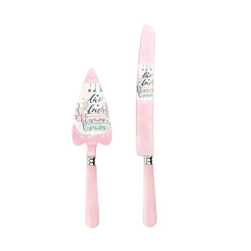 ست کارد و کفگیر سرو کیک روک مدل R902 - c7