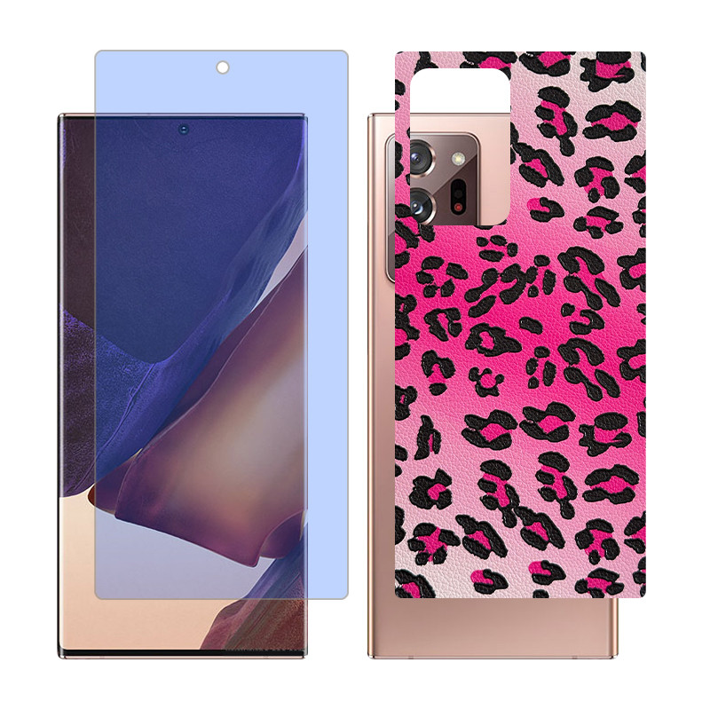 محافظ صفحه نمایش بلو کات گلس مدل together مناسب برای گوشی موبایل سامسونگ Galaxy Note20 Ultra 5G به همراه برچسب پوششی