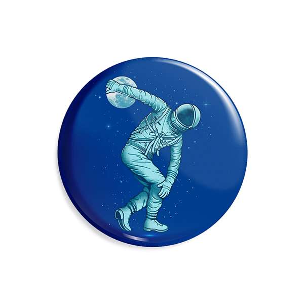 پیکسل ماسا دیزاین طرح فضانورد ماه و سیاره کد AS526