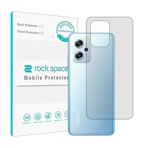 Transparent Rockspace HyGEL phone back protector suitable for Xiaomi Poco X4 GT mobile phone
