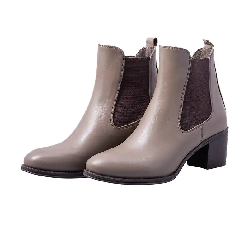 نیم بوت زنانه کد 1271 رنگ ویزون