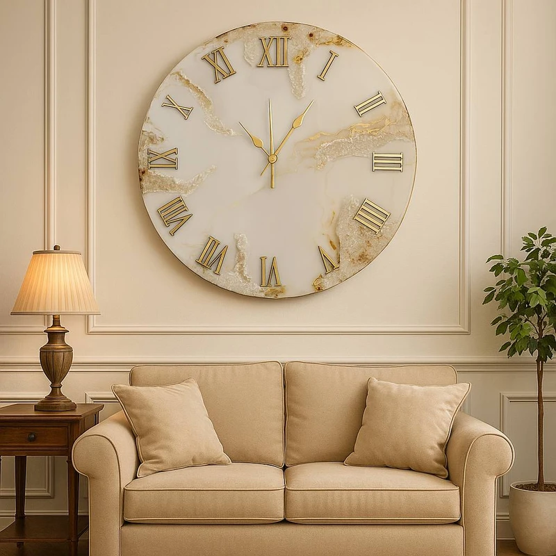 ساعت دیواری رزینی مدل 1358