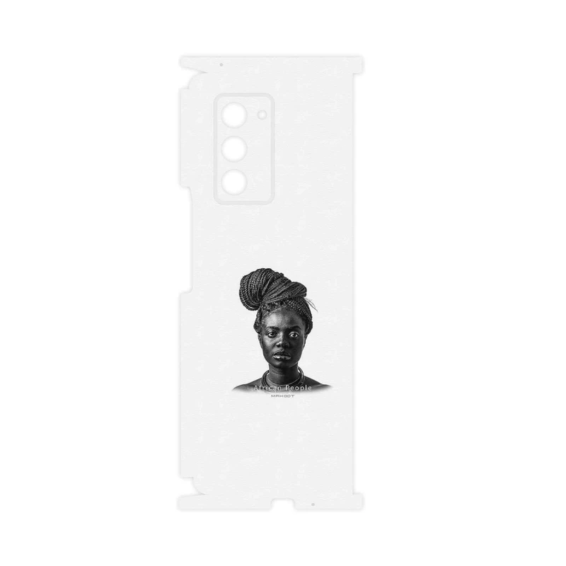 برچسب پوششی ماهوت مدل Portrait of an African Woman-FullSkin مناسب برای گوشی موبایل سامسونگ Galaxy Z FOLD 2