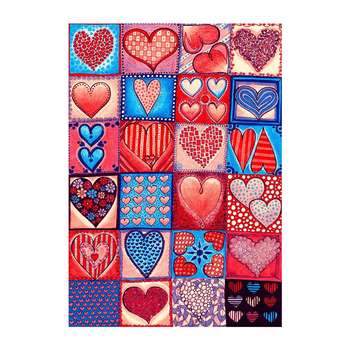 کارت پستال ماهتاب طرح قلب عاشقانه کد 2883