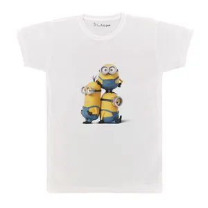 تی شرت آستین کوتاه بچگانه پرمانه طرح من نفرت انگیز مینیون ها کد pmt.7071