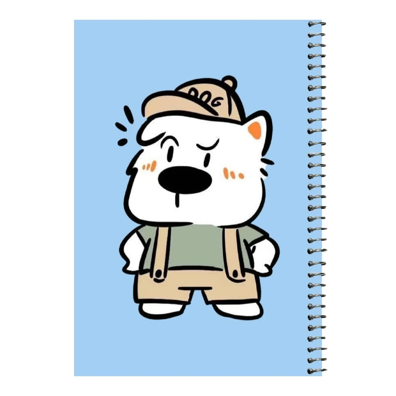 دفتر مشق 80 برگ اس جی مدل خرس بامزه     